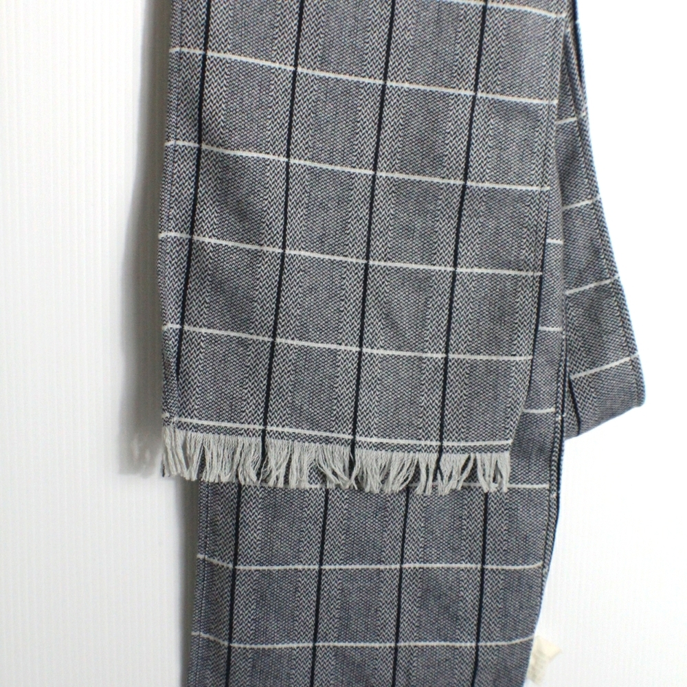 Evan Picone men's scarf Grey and Black